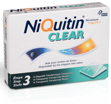 NiQuitin® Clear Patch/ 7 mg NiQuitin® Clear Patch/ 7 mg