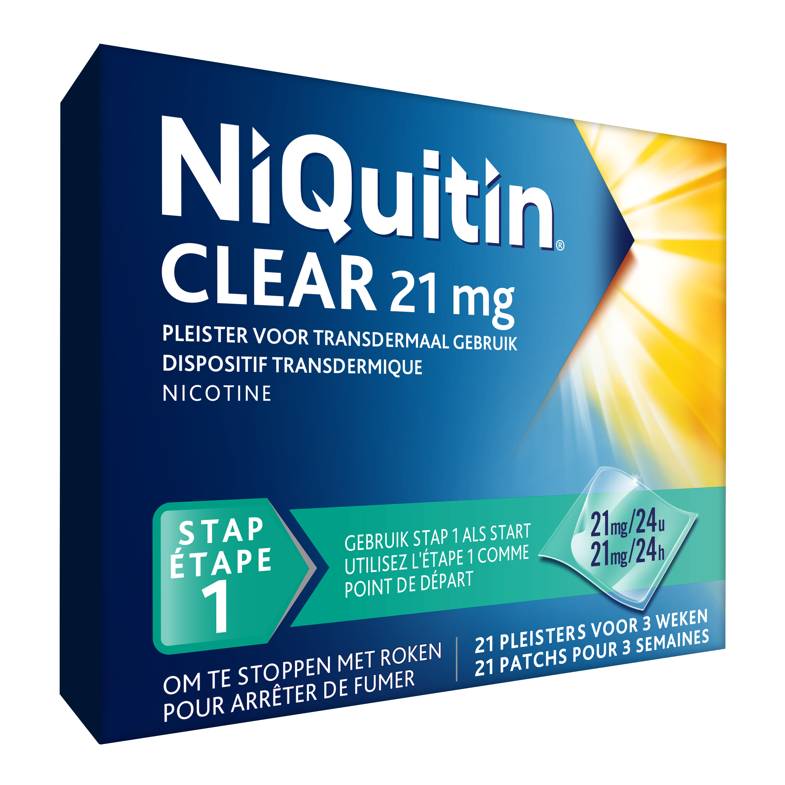 Clone of NiQuitin® Clear Patch/ 21mg(fr)